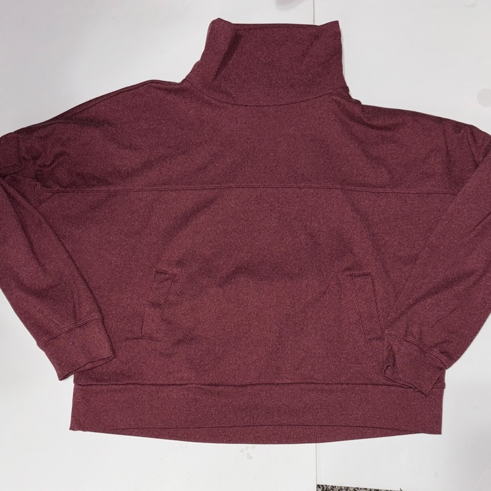 Elegant Maroon Turtleneck Sweater
